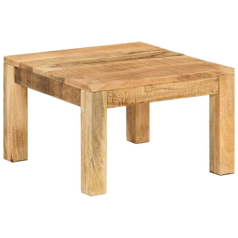 vidaXL Coffee Table Side End Table Living Room Accent Sofa Table Solid Wood - 21.7"x21.7"x13.8" - Wood
