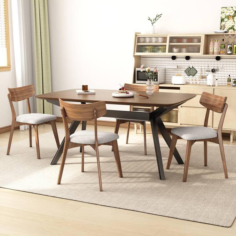 Christopher Knight Home - Bergerac Wood Modern Dining Set