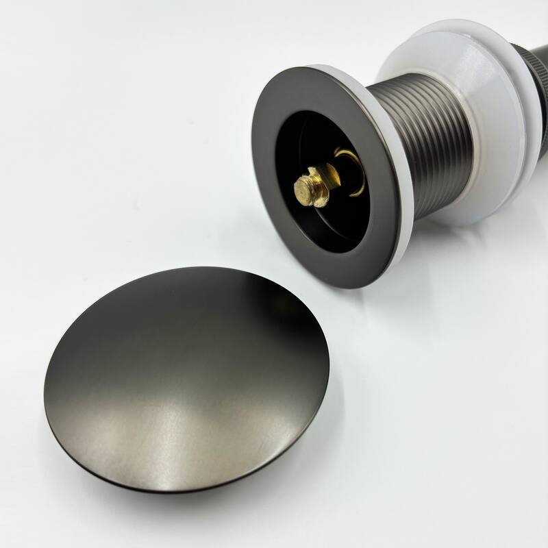 2 Pcs Bathroom Sink Drain Without Overflow, Vessel Sink Lavatory Vanity Pop Up Drain Stopper,304 Stainless Steel
