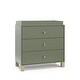 preview thumbnail 1 of 6, Storkcraft California 3 Drawer Chest With Topper Olive/Driftwood