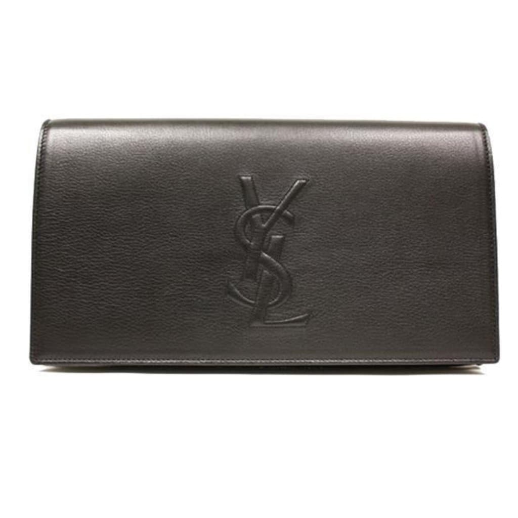 ysl black clutch