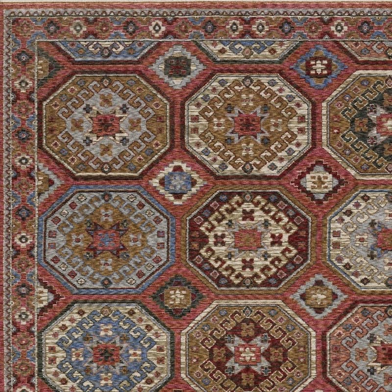 HomeRootsMedallion Bohemian Runner Area Rug