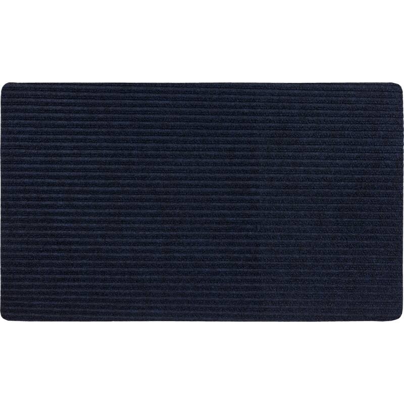 Mohawk Home Utility Floor Mat for Garage, Entryway, Porch, and Laundry Room - 1'6" x 2'6" - Indigo