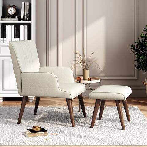 Latvia Modern Accent Lounge Chair Set by Corvus