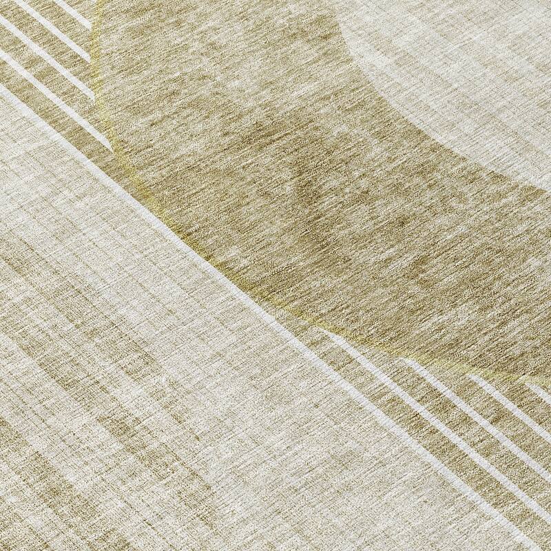Machine Washable Indoor/ Outdoor Chantille Contemporary Geo Rug