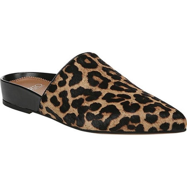 franco sarto animal print mules