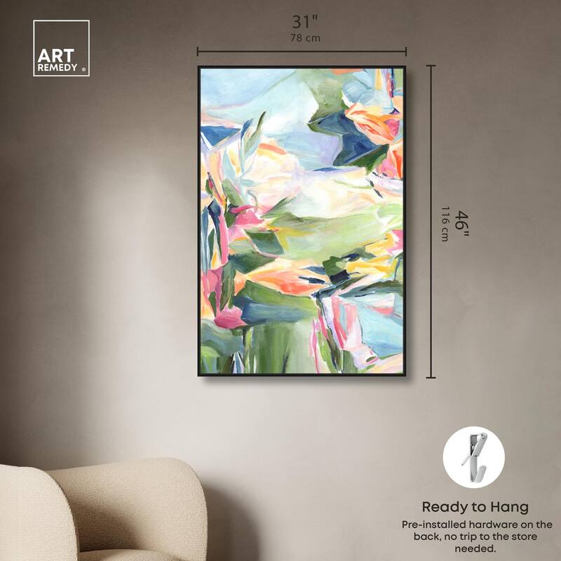 Sunkissed Garden Canvas by Art Remedy