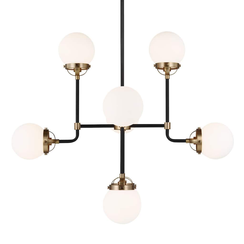 Bellevue Orne 8 Light 32" Wide Abstract Chandelier