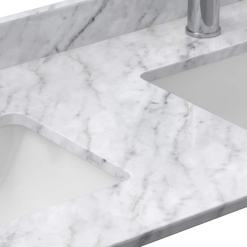 Wyndham Collection WCVVCA148DTOPUNS-NAT 48" Marble Vanity Top with