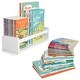 preview thumbnail 3 of 13, Wallniture Madrid White Wall Shelf for Book and Toy Storage, Kids Room Decor
