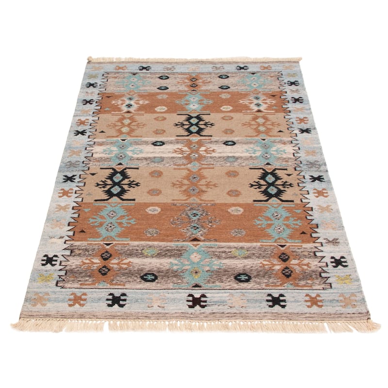 Ankara FW Brown Kilim 5'1" x 7'11" - 5'1 x 7'11