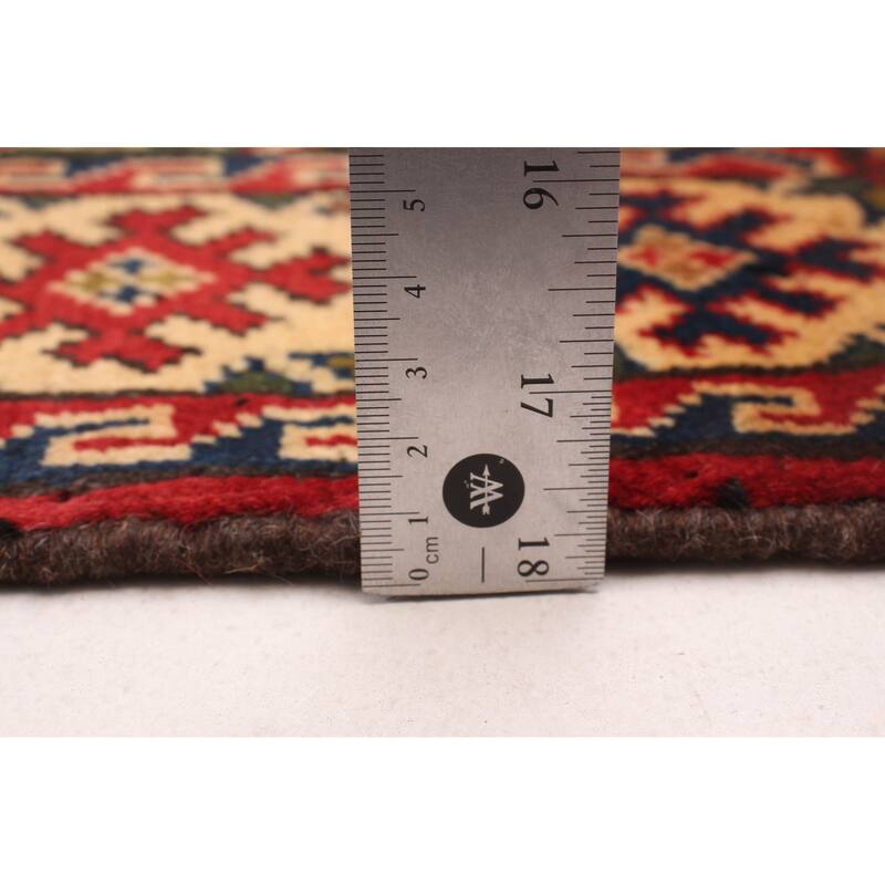 ECARPETGALLERY Hand-knotted Kargahi Red Wool Rug - 2'9 x 9'10