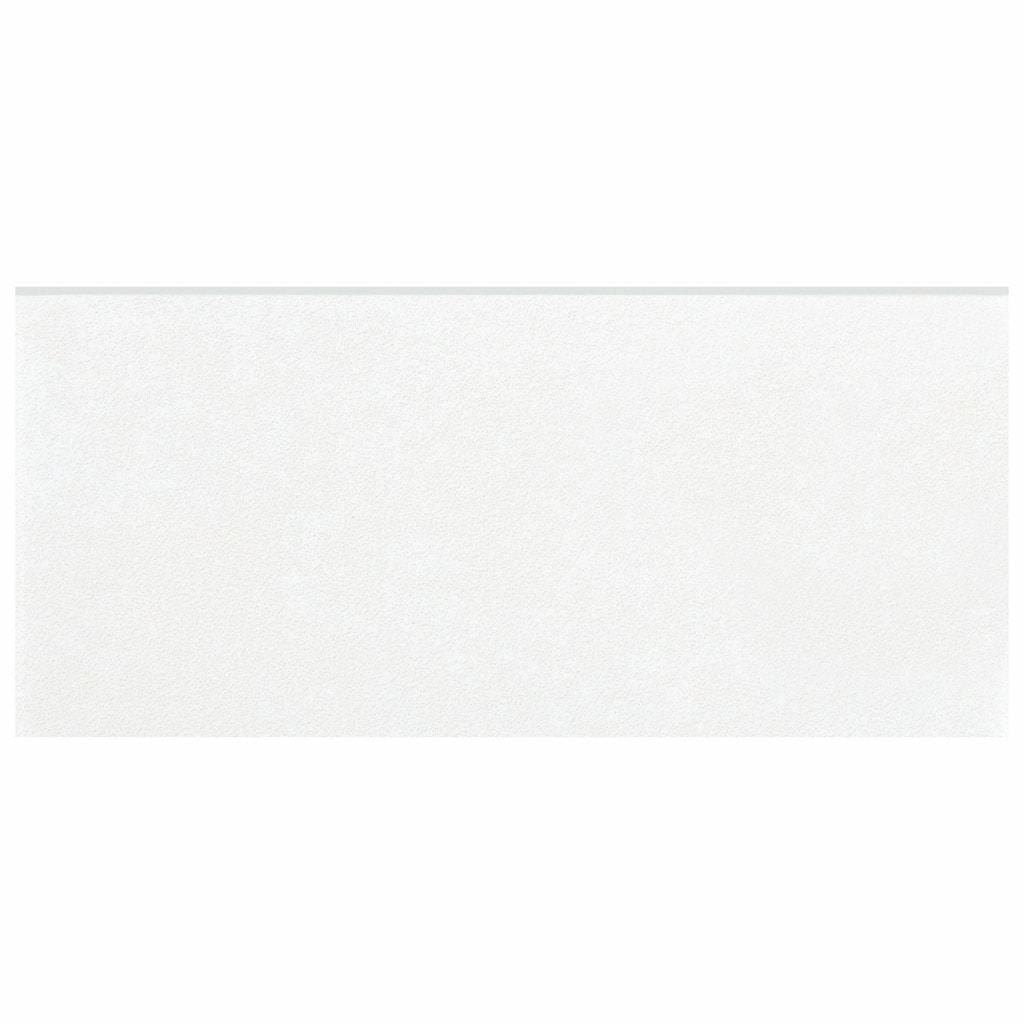 Merola Tile Twenties Bullnose White 3-1/2" x 7-3/4" Ceramic Floor and Wall Trim - (1 Tile)
