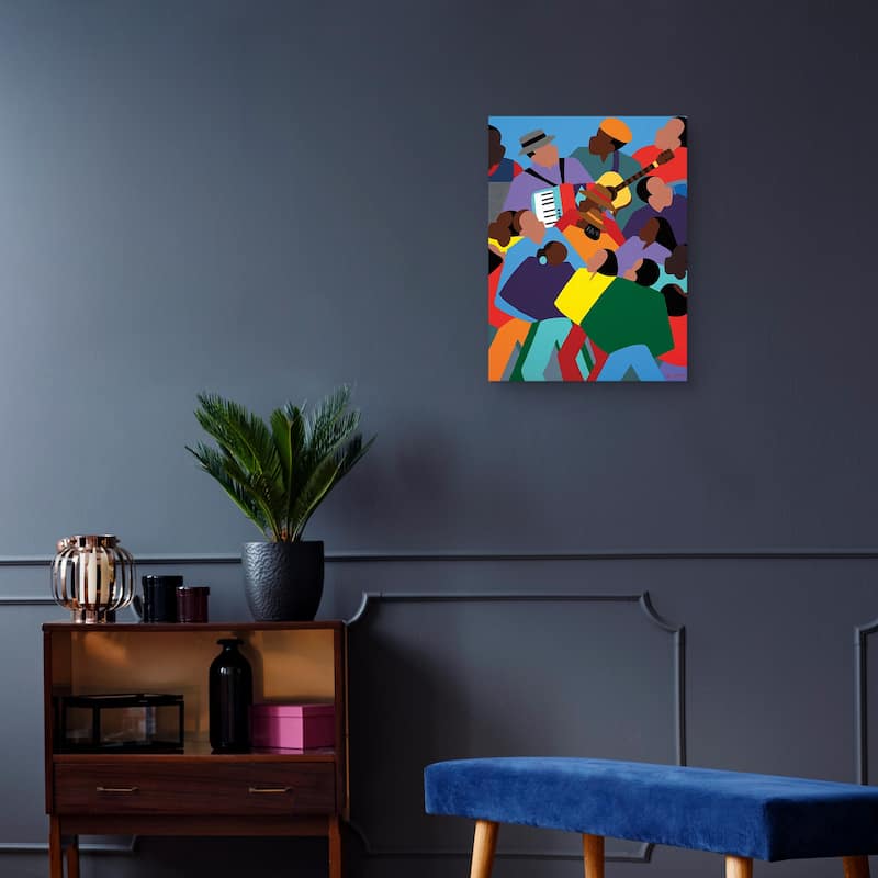 Zydeco Canvas Art Print
