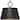 Parkhurst Collection One-Light New Traditional Matte Black Metal Glass Pendant Light - 12.37 in x 12.37 in x 11.87 in