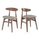 preview thumbnail 51 of 51, Norwegian Danish Tapered Dining Chairs (Set of 2) by iNSPIRE Q Modern
