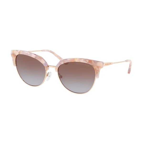 Michael Kors MK1033 334168 54 Pastel Pink Mosaic/shiny Rose Woman Irregular Sunglasses. Opens flyout.