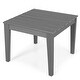 preview thumbnail 5 of 34, Gymax Kids Square Table Indoor Outdoor Heavy-Duty All-Weather Activity Grey
