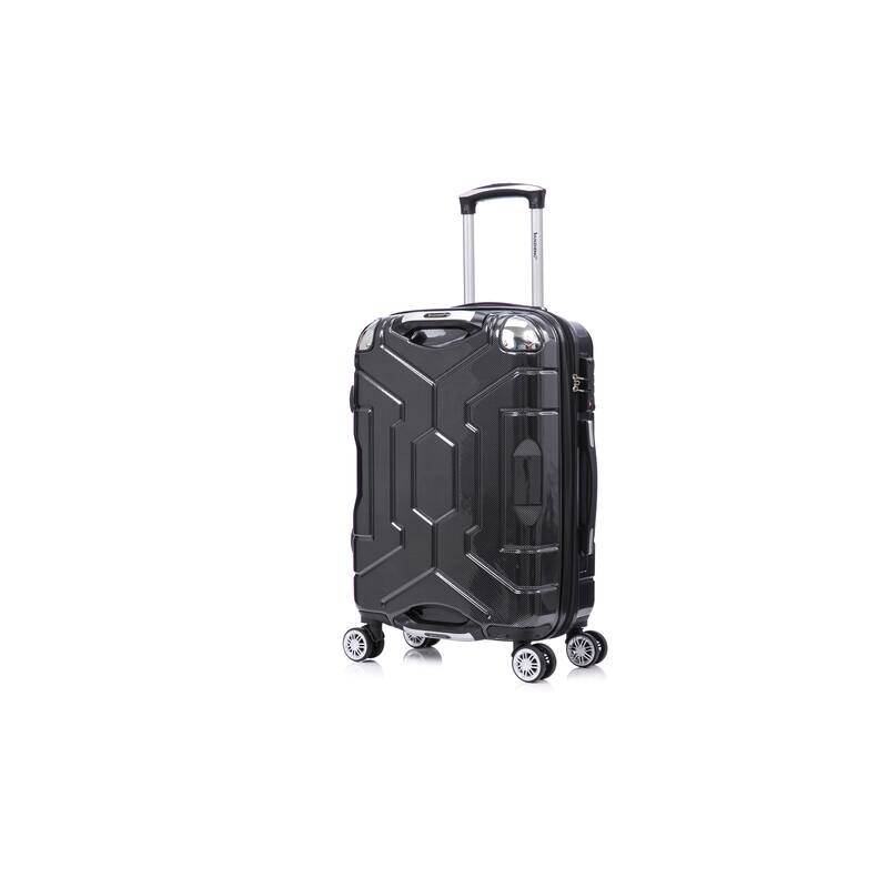 3 Piece Technology PC Hardshell Lightweight Durable Suitcase with Rotating Wheels and Adjustable Ergonomic Telescopic Handle