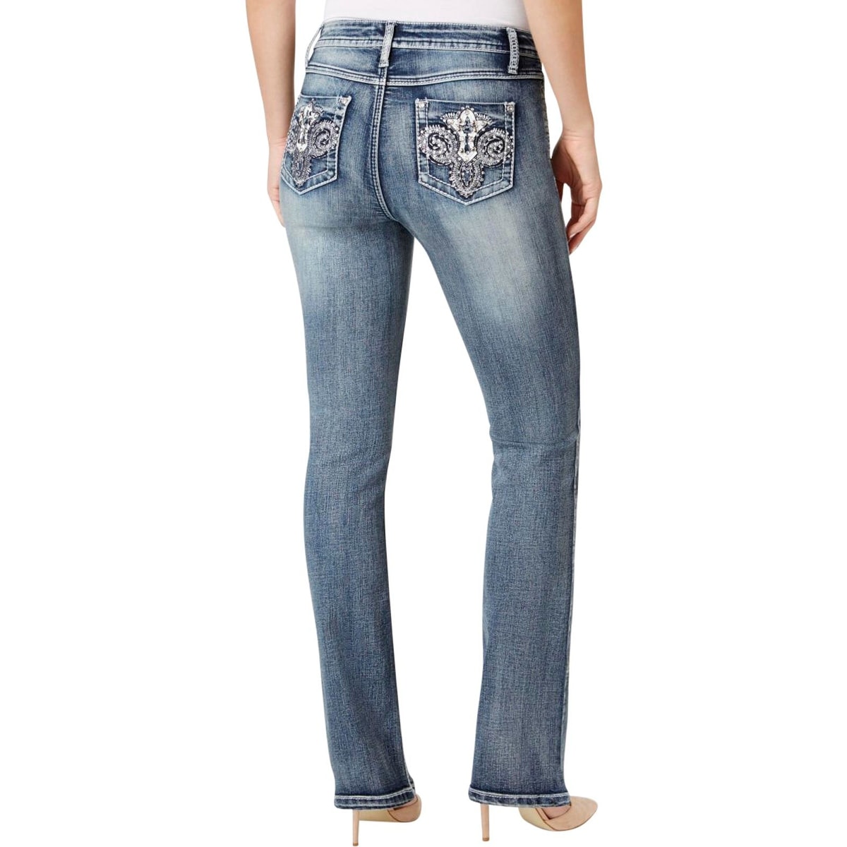 embellished bootcut jeans