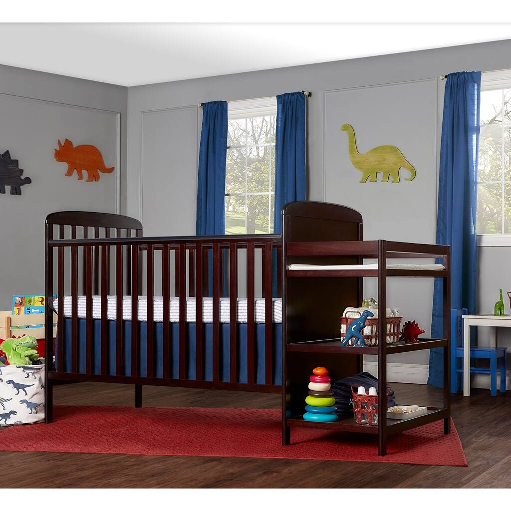 Dream On Me, Anna 4 in 1 Full Size Crib and Changing Table Combo