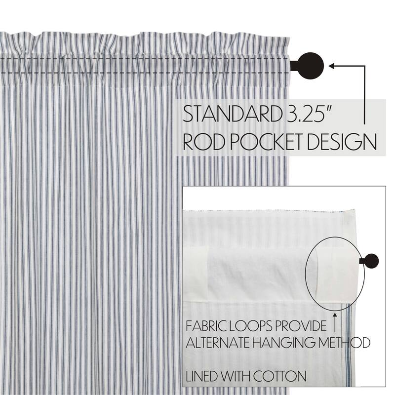 Sawyer Mill Ticking Stripe Valance
