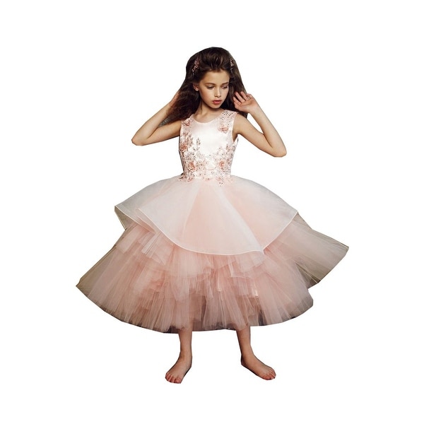 little girl strapless dress