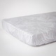 preview thumbnail 8 of 9, Rizzy Home Tropical Leaf Cotton Fitted Cribsheet - 28" X 52"