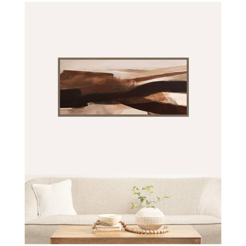 Kate and Laurel Pathway II Panel by Amy Lighthall Framed Canvas Wall Art Print