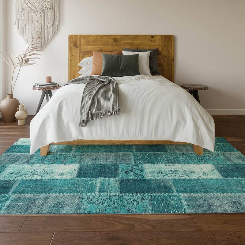 Premium Washable Super Soft Vintage Boho Mayfield Rug