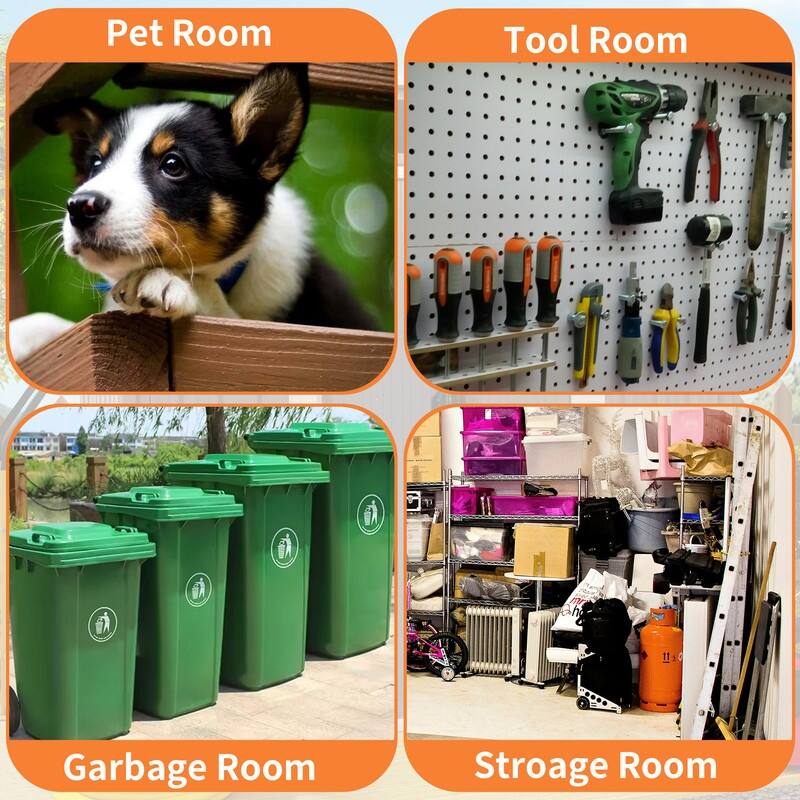 CUSchoice Outdoor Metal Storage Shed with Lockable Door