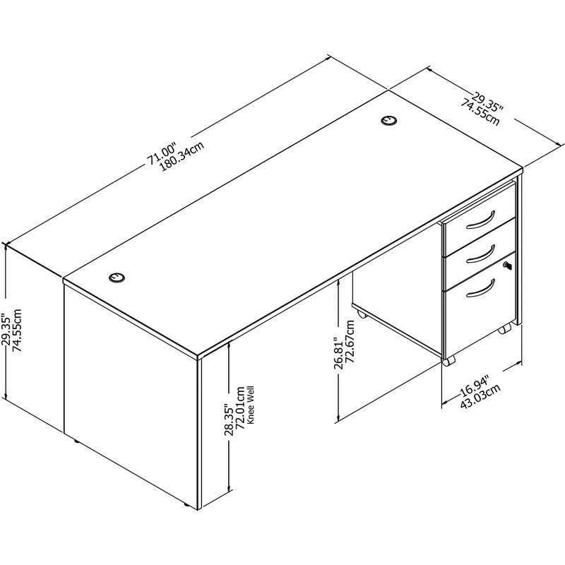 Studio C Contemporary Office Desk by Bush Business Furniture