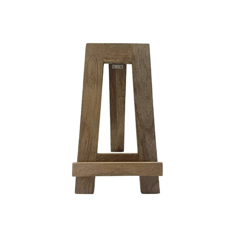 Large Vintage Style Wooden Easel - 16" - Brown