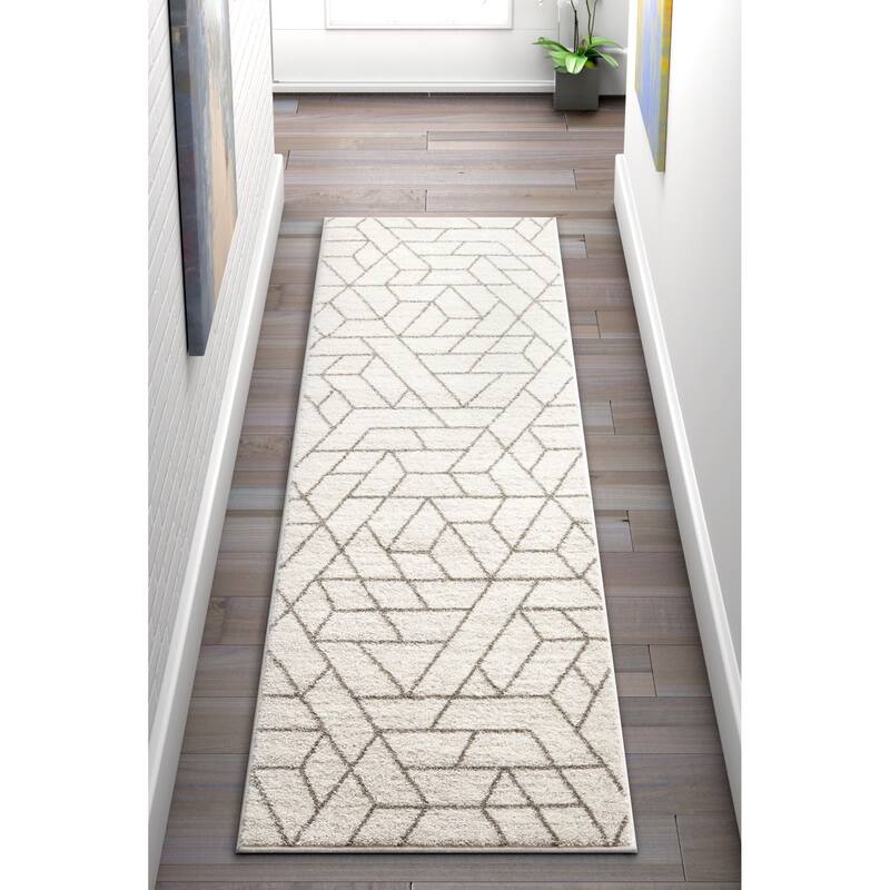 Well Woven Serenity1 Tume Geometric Area Rug