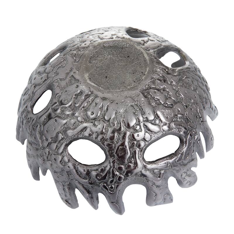 Black, Gold or Silver Aluminum Metal Decorative Bowl (Set of 2)