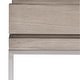 preview thumbnail 7 of 5, Uttermost Kamala 54" Long Oak Veneer Top Stainless Steel Console Table