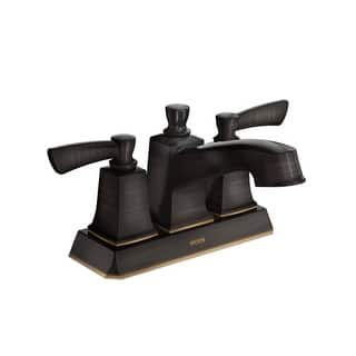 Moen 84922 Conway Double Handle Centerset Faucet with Pop-Up Drain Assembly
