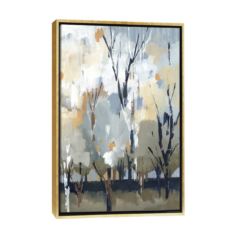 iCanvas "Silversong Birch I" by Lera Framed Canvas Print - Gold - 40x26