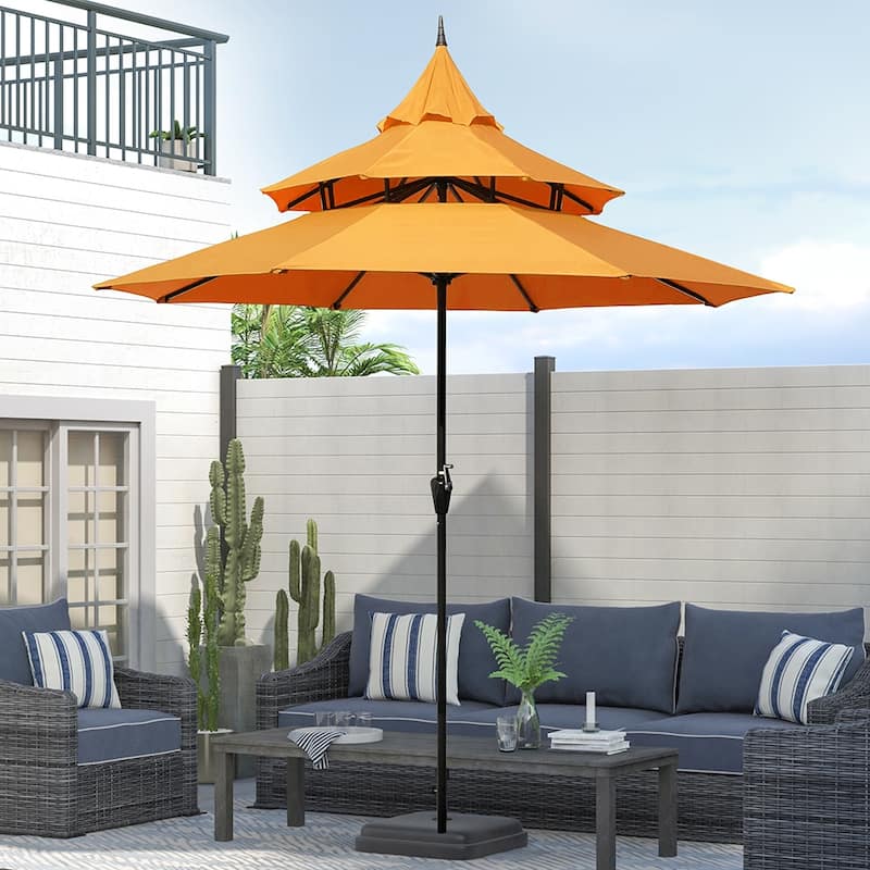 Maypex 9-foot Pagoda Market Umbrella