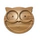 preview thumbnail 3 of 5, Skogsbarn Bamboo Plate with Silicone Suction Base