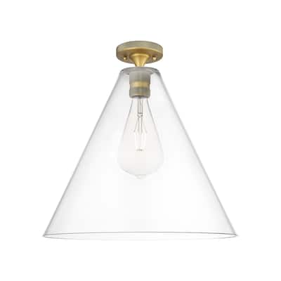 Innovations Lighting 434-1F-10-16 Crown Point Flush Cone Crown Point