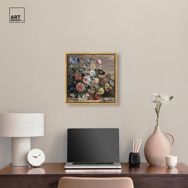 Classical Dream Vase II Canvas by Art Remedy