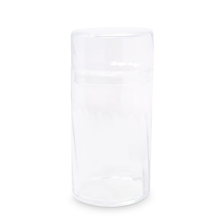 Canister Jar with Spiral Design, Liscio Ottico