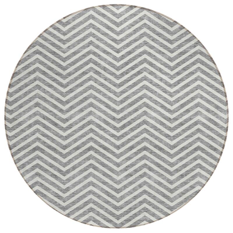 HomeRoots Chevron Transitional Rectangle Outdoor Rug