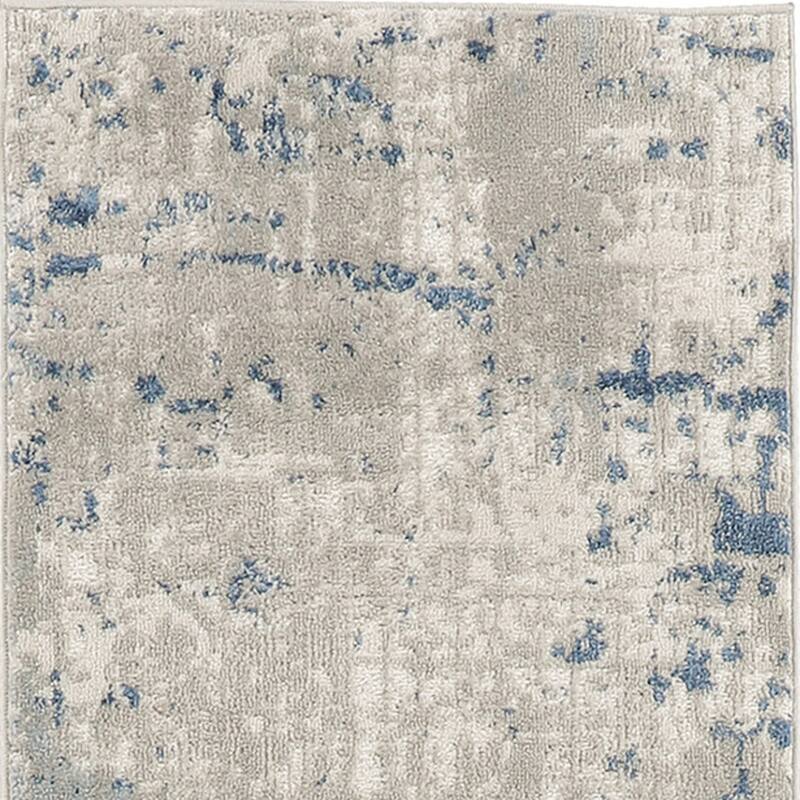 Loyaj Power Loomed Abstract Modern Durable Area Rug By HomeRoots