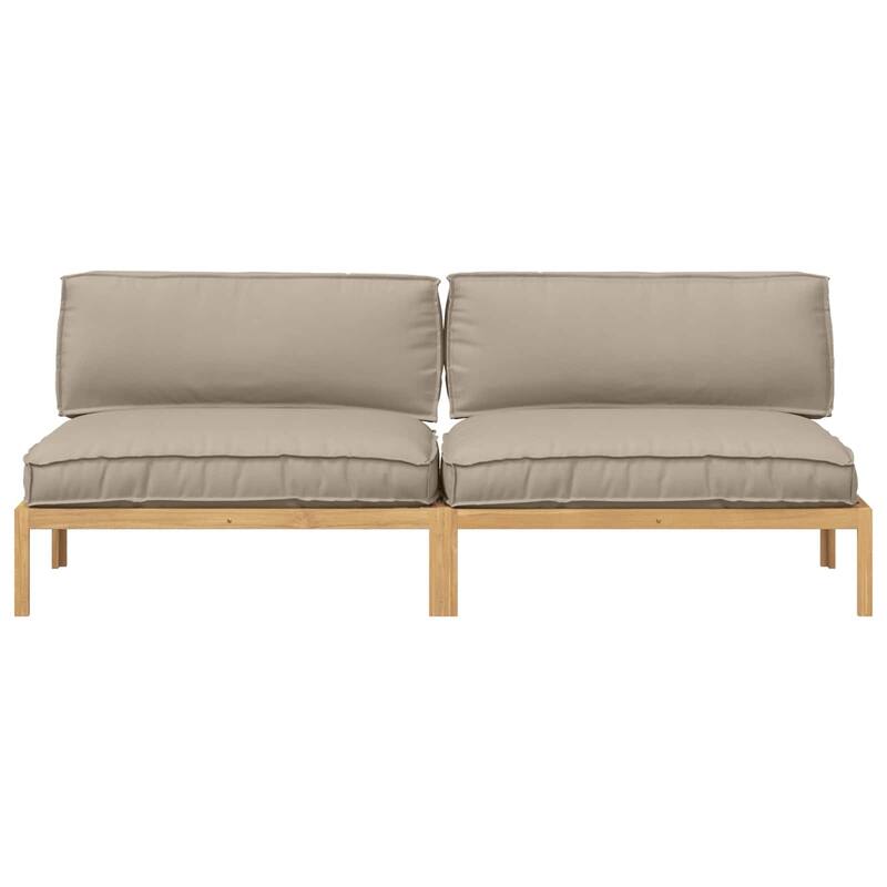 vidaXL Sofa Set in Solid Acacia Wood