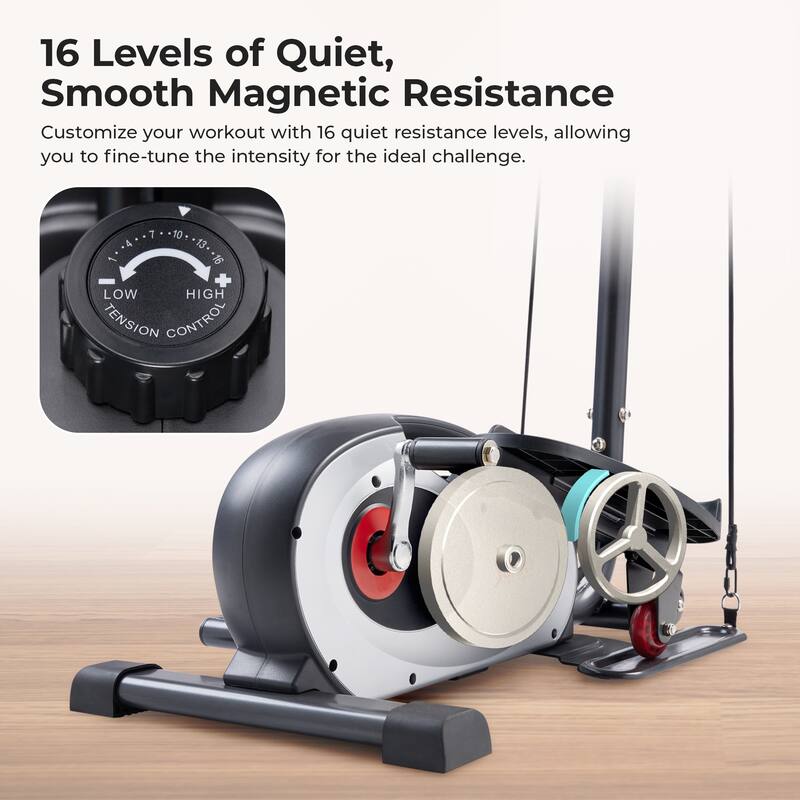 Sunny Smart Compact Elliptical w Resistance Bands E323057