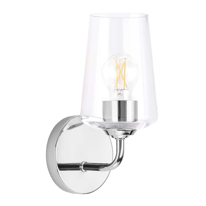 Progress Lighting P710148 Celino 11" Tall Wall Sconce with Clear Glass - Polished Chrome