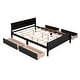 preview thumbnail 19 of 158, (Twin/Full/Queen)Curved Legs Design Platform Bed Frame with 4 Drawers