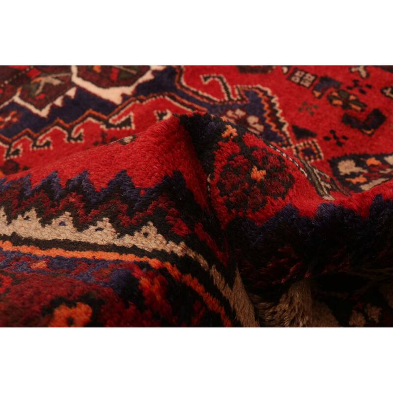 ECARPETGALLERY Hand-knotted Andelz Red Wool Rug - 3'6 x 6'2